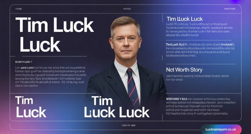 Who is Tim Luck Luck? Biography, Net Worth, and the Story Behind the Brand