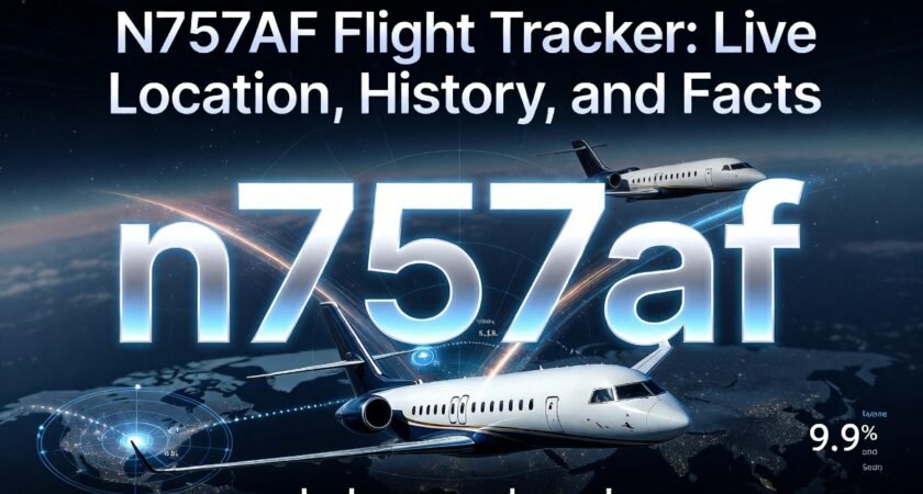 N757AF Flight Tracker: Live Location, History, and Facts