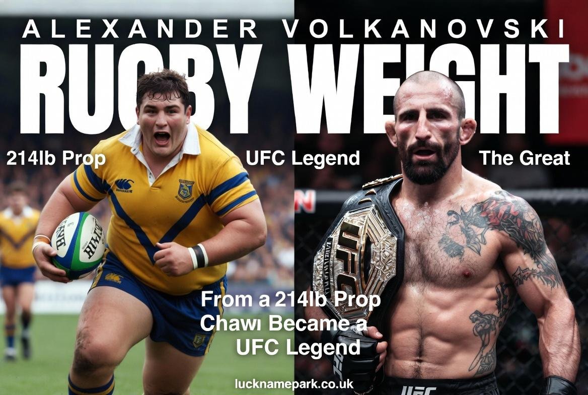 Alexander Volkanovski Rugby Weight: How a 214lb Prop Became a UFC Legend