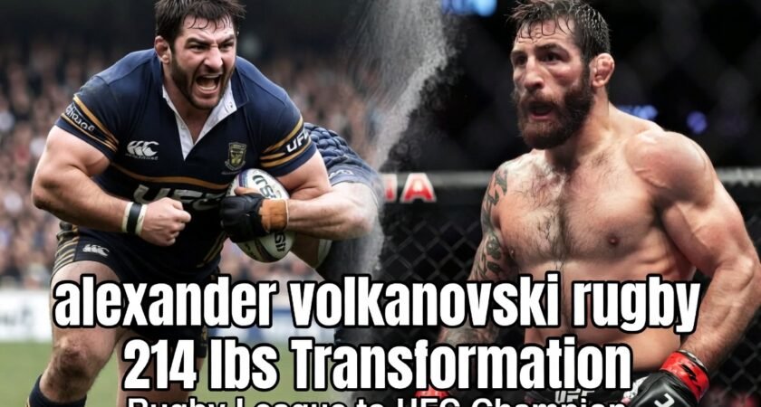 Alexander Volkanovski Rugby: The Shocking 214 lbs Transformation